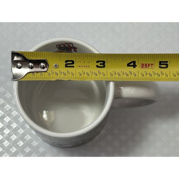 VTG BY CIC BETTY WHITAKER CHRISTMAS SANTA, TREE & FIRE PLACE COFFEE CUP/MUG - Picture 9 of 11